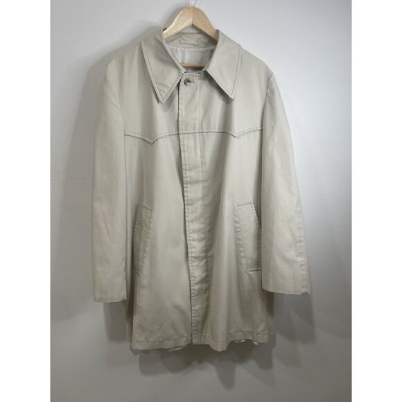 Vintage London‎ Fog Maincoats Men’s Trench coat MADE IN USA Sz 44 Long - Picture 8 of 12